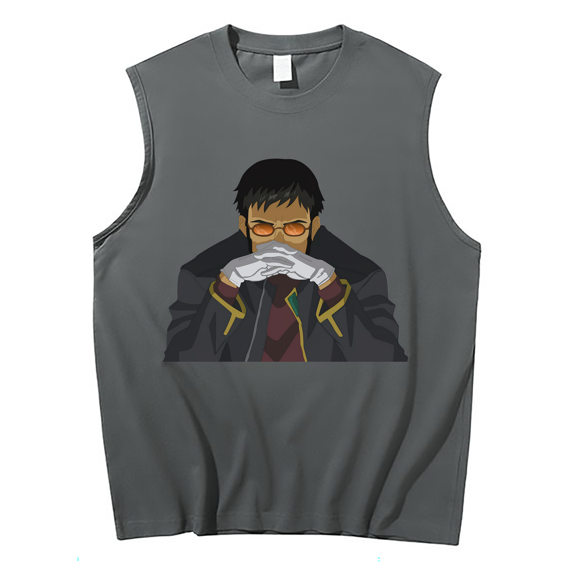 （画像用） EVA 新世紀エヴァンゲリオン コットン100％タンクトップ（フロントプリント）